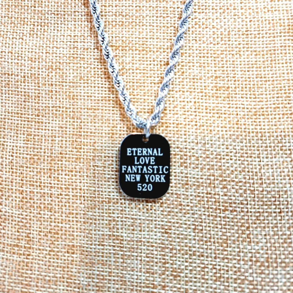 Girlssory Stainless Steel Dog Tag
